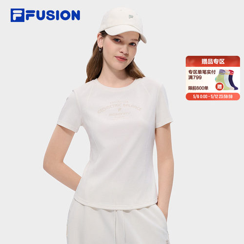 FILAFUSION斐乐女子短袖T