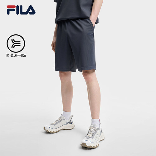 FILA斐乐情侣针织五分裤吸湿速干