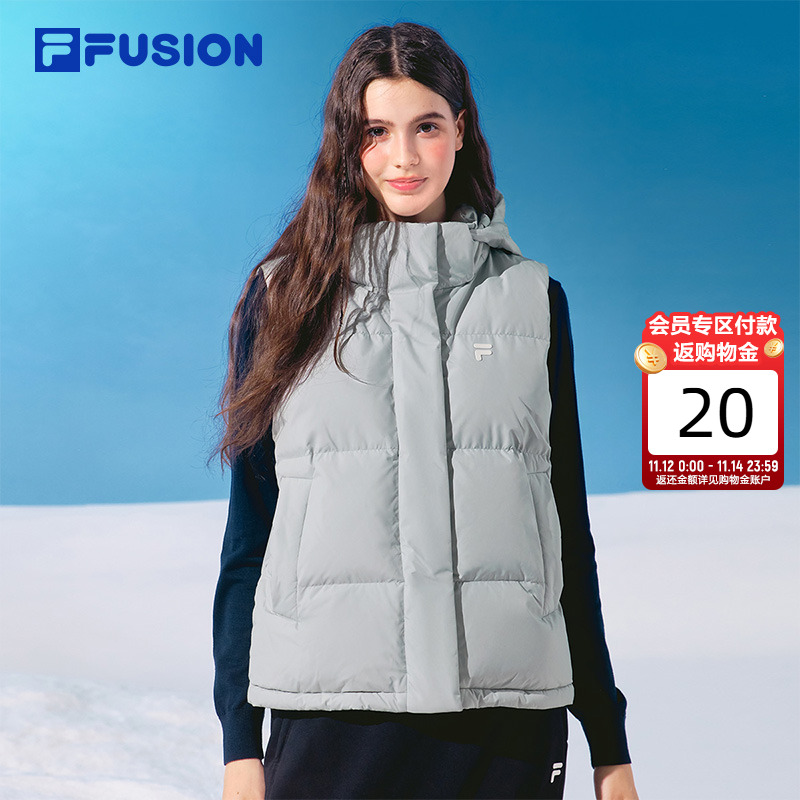 FILAFUSION斐乐女子羽绒马甲