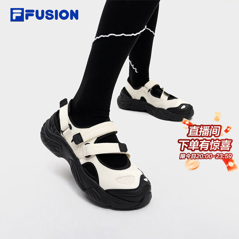 斐乐玛丽珍凉鞋丨FILA FUSION女鞋沙滩鞋夏季魔术贴运动休