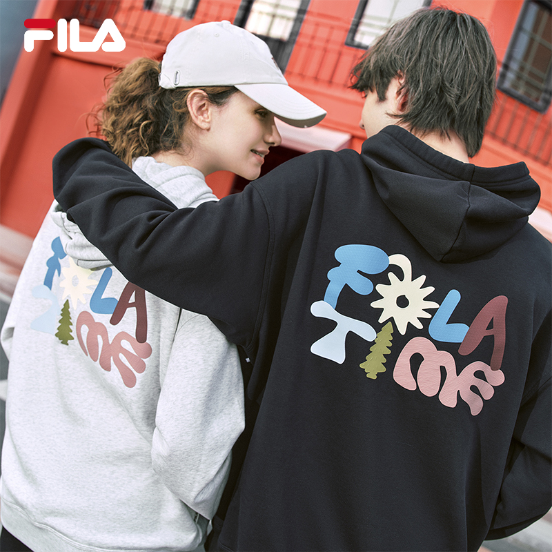 FILA斐乐情侣款连帽卫衣