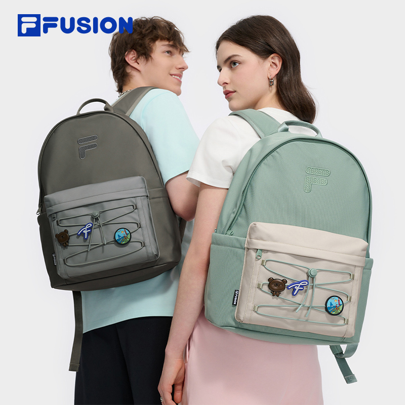 FILA FUSION斐乐包包双肩包女包2025夏季新款书包男包