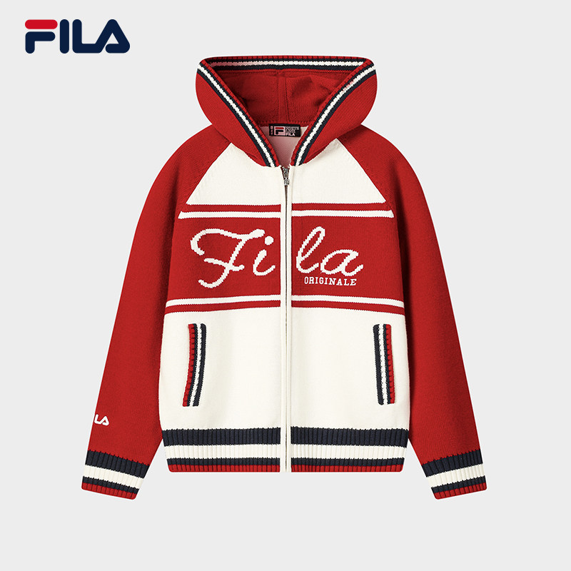 FILA斐乐女士编织开衫