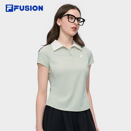 FILAFUSION斐乐潮牌polo衫女