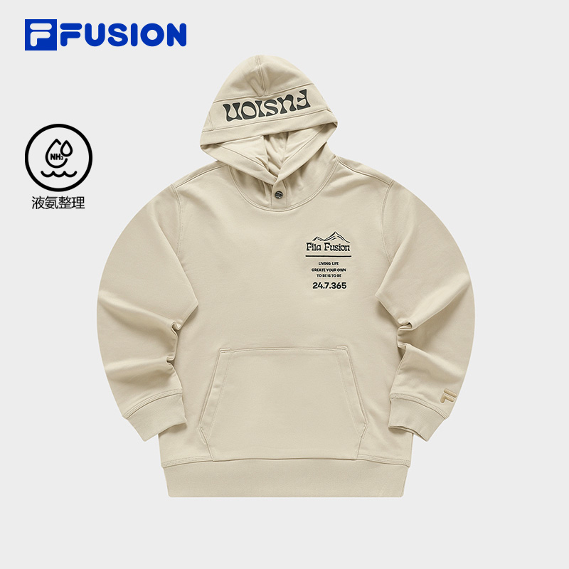 FILAFUSION斐乐男针织连帽上衣