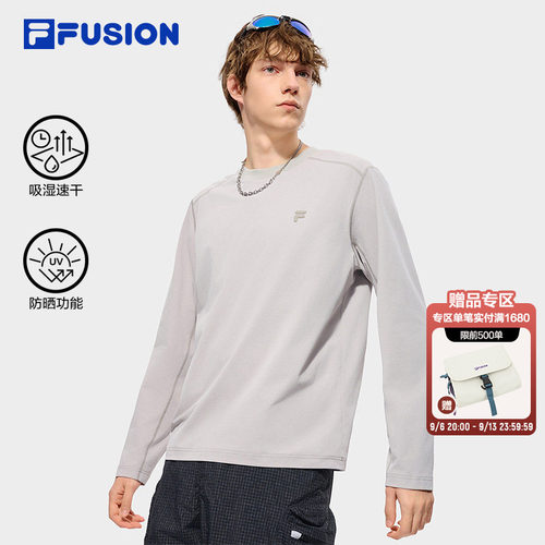 FILAFUSION斐乐男士针织长袖衫