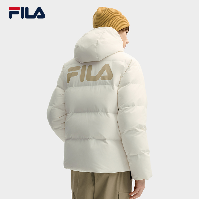 FILA斐乐情侣连帽羽绒服