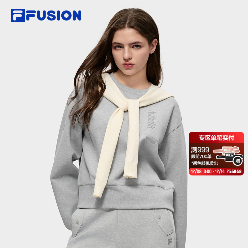 FILAFUSION斐乐女士套头卫衣