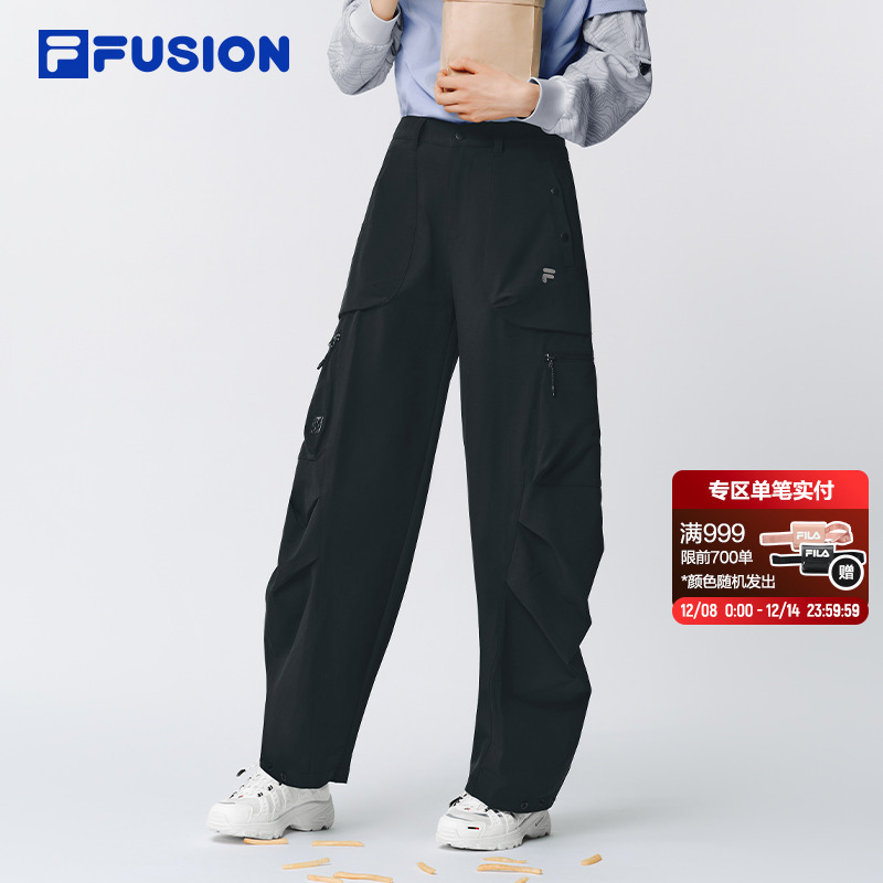 FILAFUSION斐乐女士梭织长裤