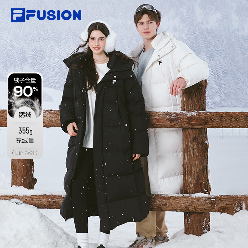 FILAFUSION斐乐情侣长羽绒服