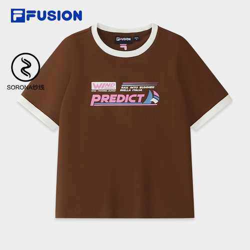 FILAFUSION斐乐女子短袖T