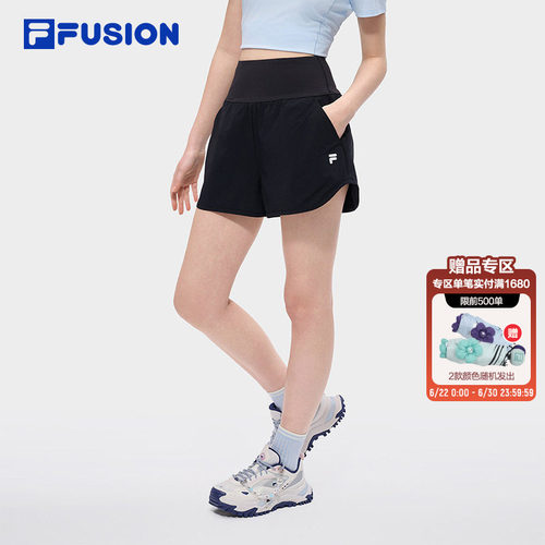 FILAFUSION斐乐女装梭织短裤