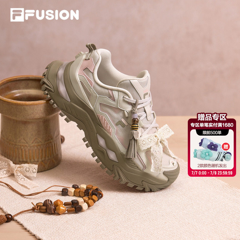硬糖丨FILA FUSION斐乐老爹鞋女休闲鞋26夏季新款厚底增高运动鞋