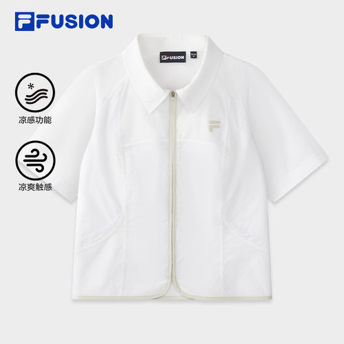 FILAFUSION斐乐女子短袖衬衫