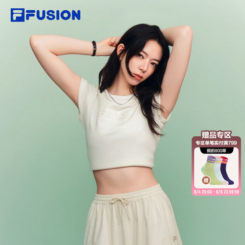 FILAFUSION斐乐潮牌短袖T