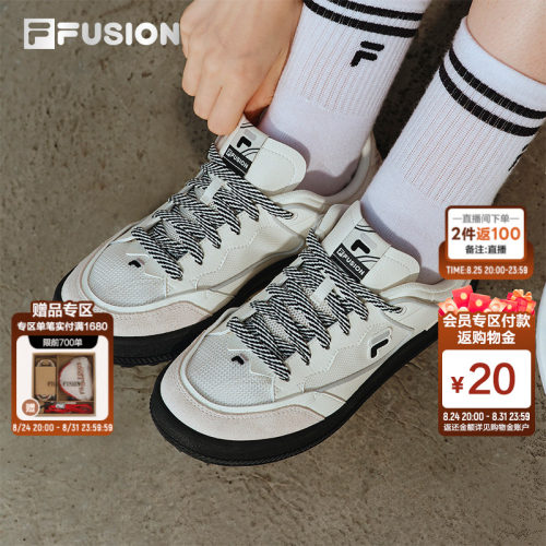 FILAFUSION板鞋女休闲鞋网面鞋