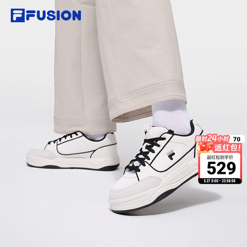 FILA FUSION斐乐潮牌女子板鞋26新款小白鞋增高休闲鞋运动鞋女鞋