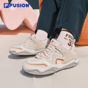 女2025秋季 FUSION斐乐潮牌情侣板鞋 款 男鞋 KICK3 透气休闲鞋 FILA