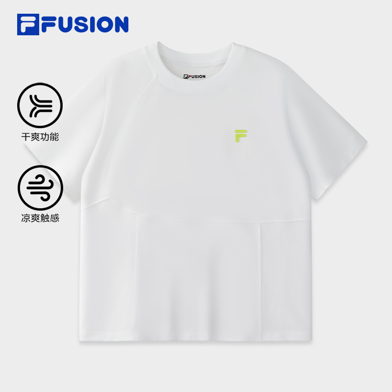 FILAFUSION斐乐女士针织短袖衫