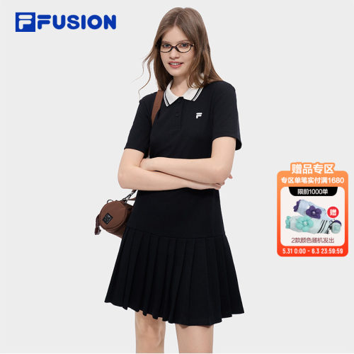 FILAFUSION斐乐女士针织连衣裙