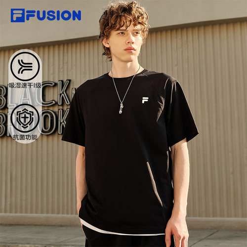 FILAFUSION情侣速干短袖t恤