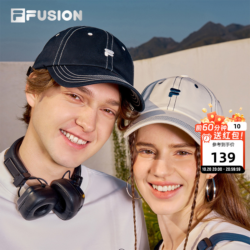FILAFUSION斐乐潮牌男女棒球帽