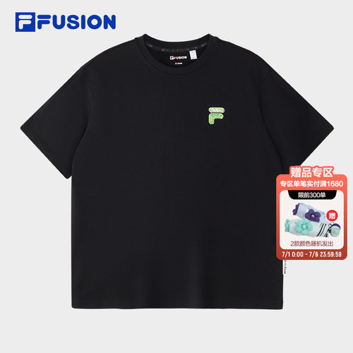 FILAFUSION斐乐情侣短袖T