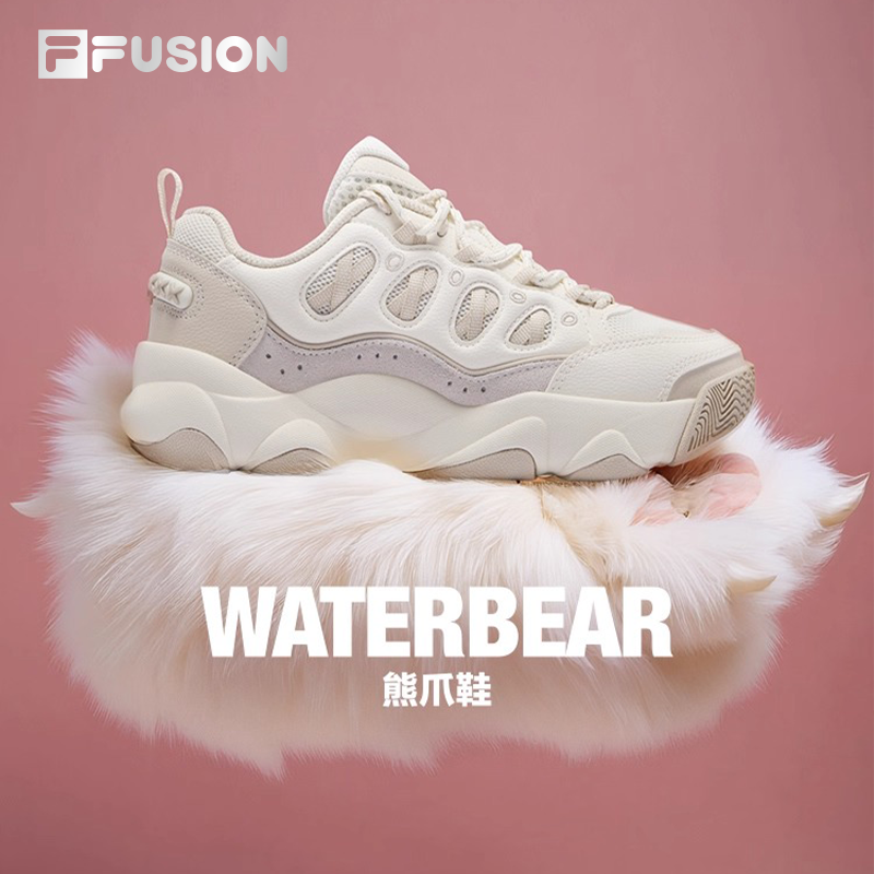 FILAFUSION斐乐女鞋熊爪鞋2025冬季新款加绒休闲鞋运动鞋男老爹鞋