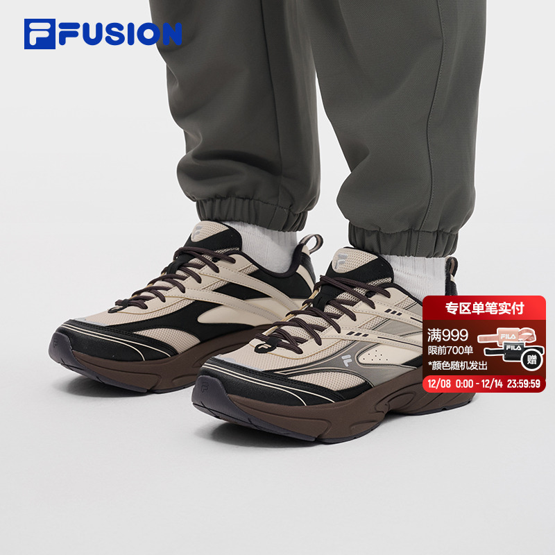 FILA FUSION斐乐潮牌女鞋休闲运动鞋2025秋季新款复古跑鞋老爹鞋