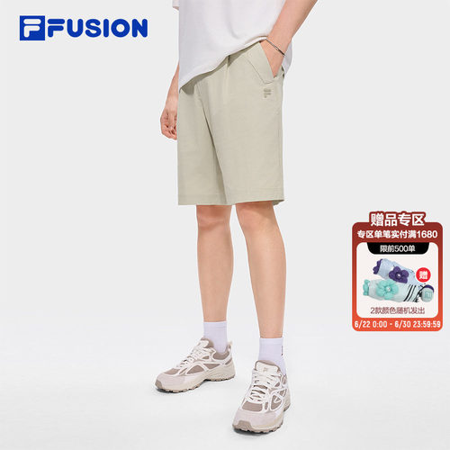 FILAFUSION斐乐潮牌梭织五分裤