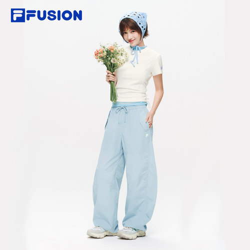 FILAFUSION斐乐女士针织短袖衫