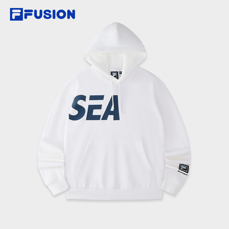 FILAFUSION斐乐针织连帽上衣