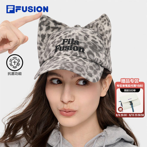 FILAFUSION猫耳帽棒球帽遮阳帽