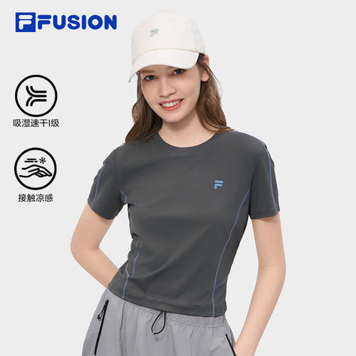 FILAFUSION斐乐情侣短袖T