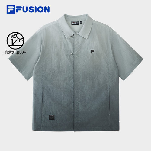 FILAFUSION斐乐潮牌短袖衬衫