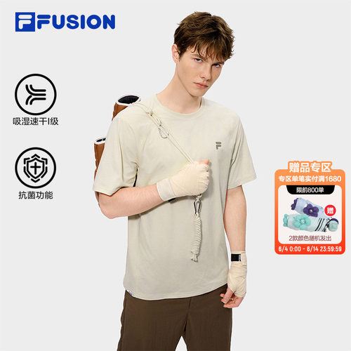 FILAFUSION速干t恤半袖女情侣