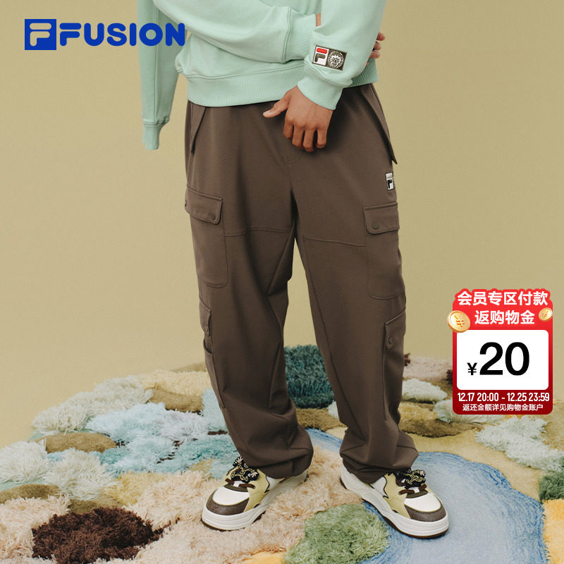 FILAFUSION斐乐男子梭织长裤