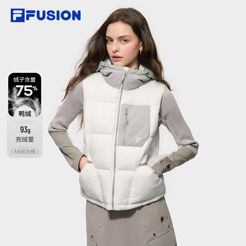 FILAFUSION斐乐潮牌羽绒马甲