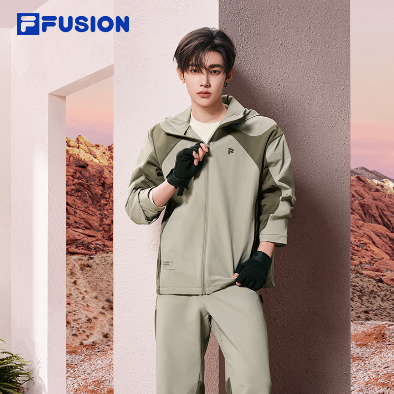 FILAFUSION斐乐男子梭织上衣