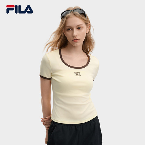 FILA斐乐女士针织短袖衫