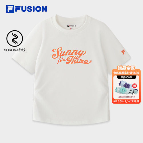 FILAFUSION斐乐女子短袖T
