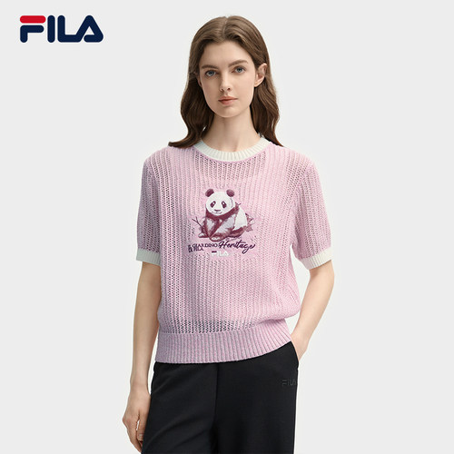 FILA斐乐女士休闲编织衫