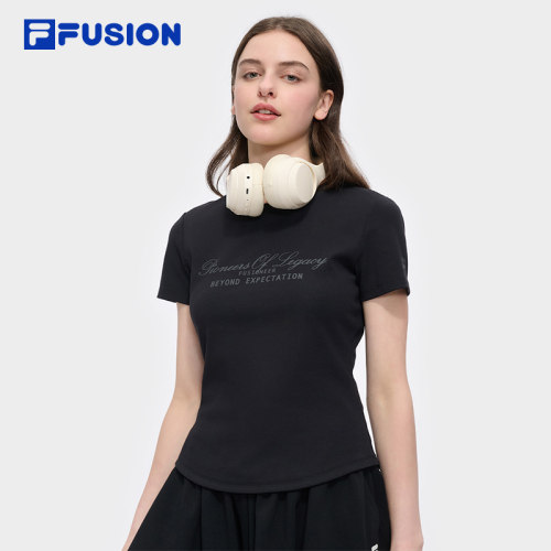 FILAFUSION斐乐潮牌针织短袖衫