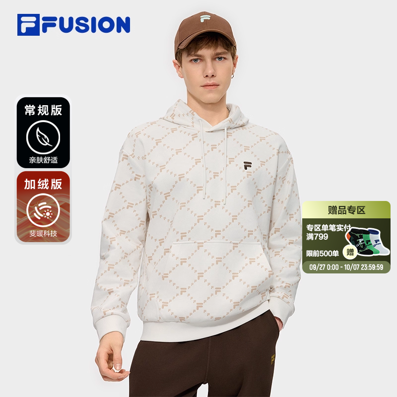 FILAFUSION斐乐潮牌情侣卫衣