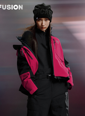 鹅绒FILA FUSION｜DUCATI斐乐潮牌三合一羽绒服女子2025冬季外套