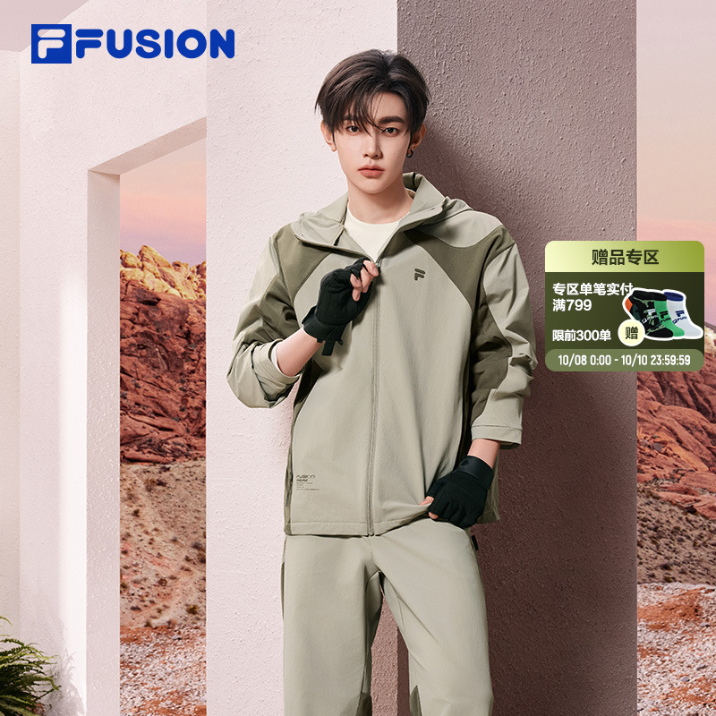 FILAFUSION斐乐男子梭织上衣