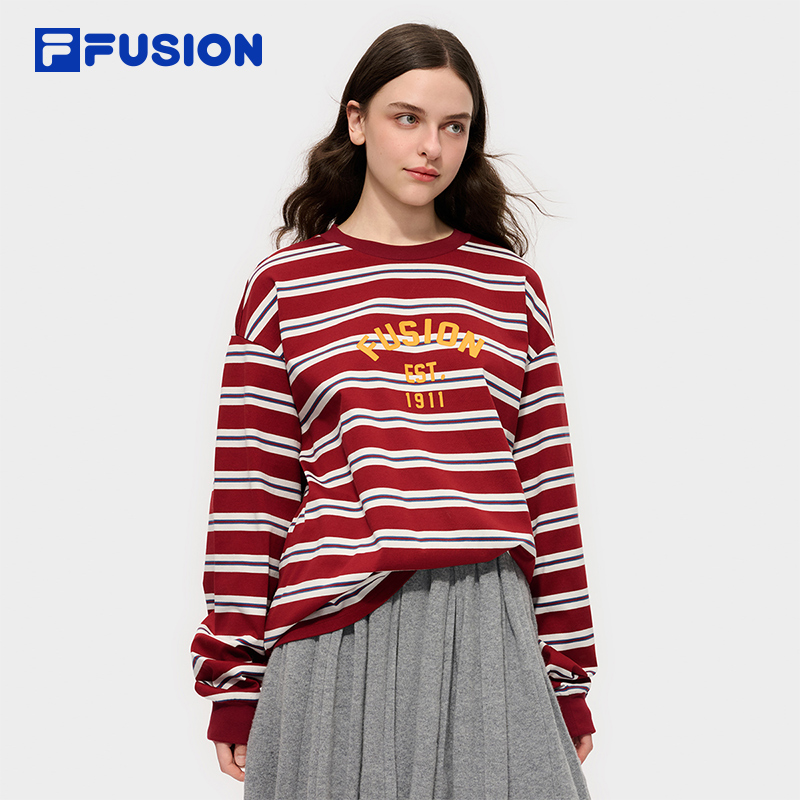 FILAFUSION斐乐中性针织长袖衫