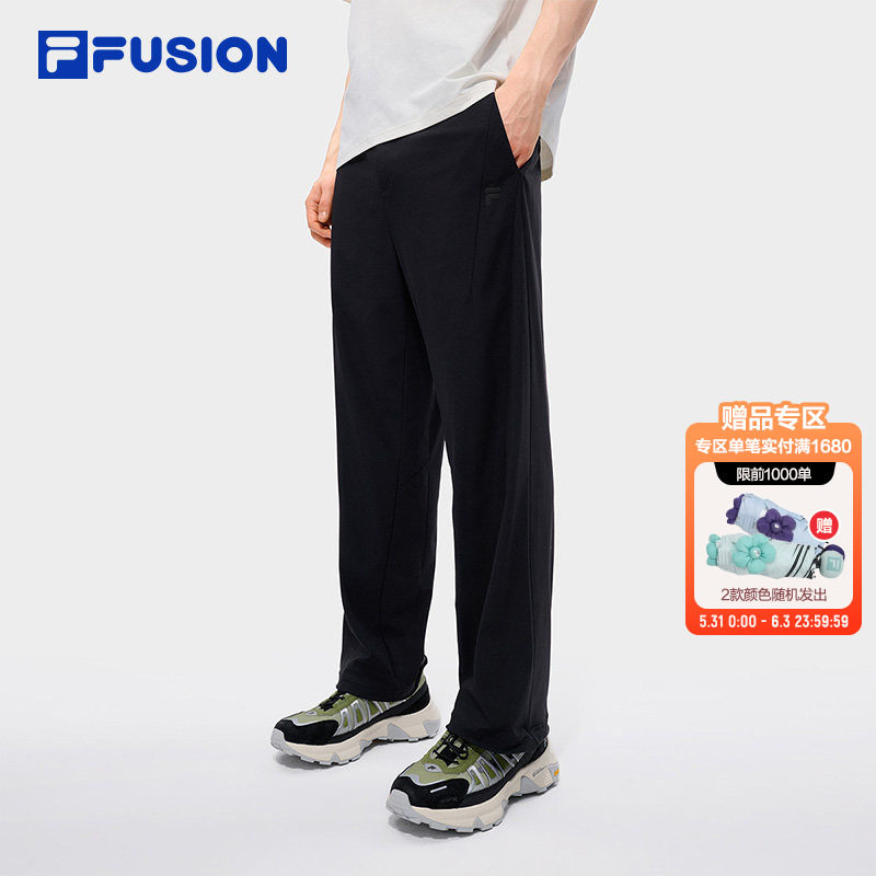 章昊同系列FILA FUSION斐乐男裤针织长裤2026新款休闲