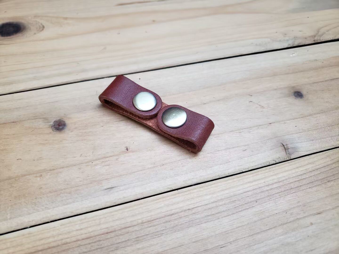 真皮缠线器集线器耳机线手机线绕耳机绕线器