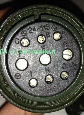 施耐德 台达伺服电机动力插头 电机接头24-11S VW3M5131 VW3M5121